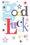 The energy of encouragement radiates from this exuberant good luck card, bringing to mind the cosmopolitan heart of the Isle of Dogs with every carefully chosen hue. The phrase 'Good Luck' unfolds in a joyous kaleidoscope: oversized pastel-blues mingle with robust reds, mossy greens, and richly saturated purples, each character thoughtfully crafted with the flair of a local artisan. Starbursts in navy, lavender, and gentle lime sprinkle across the luminous white background, mirroring the possibility and excitement of embarking on a new adventure-like joining a new school near Canary Wharf or taking an important step in the vibrant local arts scene. Even though the card's surface is sleek and smooth, it entices touch with its crisp, high-quality feel, similar to the premium finish you'd expect from a card chosen by a discerning florist. Pressed into the palm of a friend or loved one, this card becomes more than a wish-it is a talisman of sincere belief, weaving together possibility, optimism, and the supportive spirit that defines life on the Isle of Dogs.